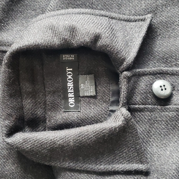 Orrisroot woollen coat. - Picture 4 of 6